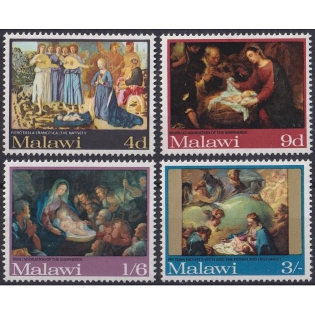 Malawi 1968 - Crăciun, arta, serie neuzata