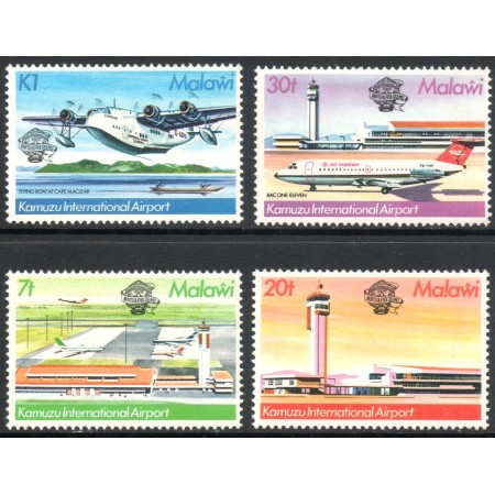 Malawi 1983 - Aeroport, avioane, serie neuzata