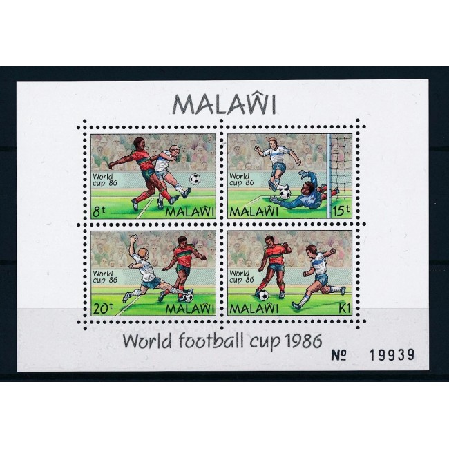 Malawi 1986 - Campionatul Mondial de Fotbal, bloc neuzat