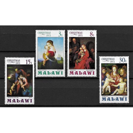 Malawi 1971 - Crăciun, picturi, arta, serie neuzata