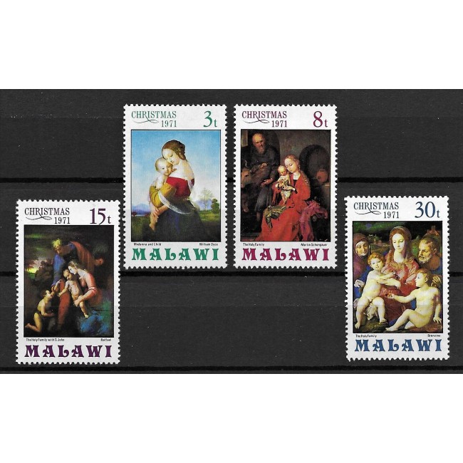 Malawi 1971 - Crăciun, picturi, arta, serie neuzata
