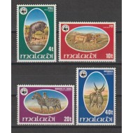 Malawi 1978 - Fauna WWF, animale, serie neuzata