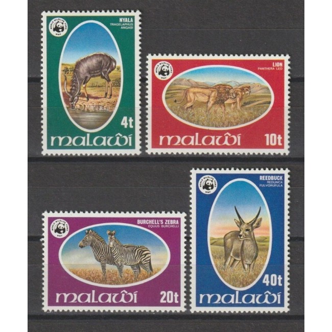 Malawi 1978 - Fauna WWF, animale, serie neuzata