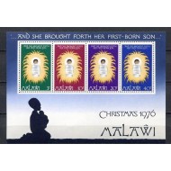 Malawi 1976 - Crăciun, bloc neuzat