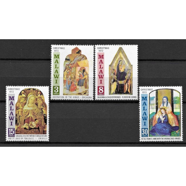 Malawi 1972 - Craciun, arta, serie neuzata