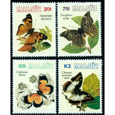 Malawi 1993 - Fluturi, serie neuzata