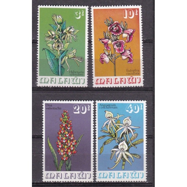 Malawi 1975 - Orhidee, flori, serie neuzata