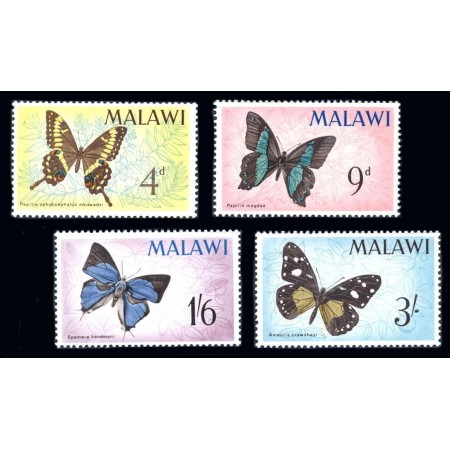 Malawi 1966 - Fluturi, serie neuzata