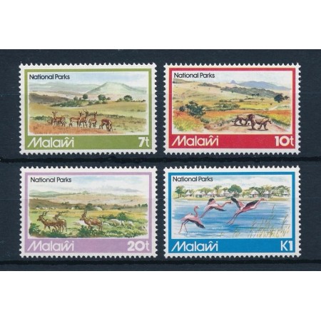 Malawi 1982 - Parcuri naționale, fauna, animale, serie neuzata
