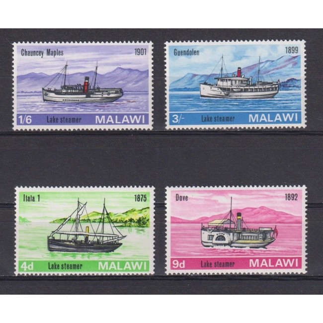 Malawi 1967 - Vapoare, serie neuzata