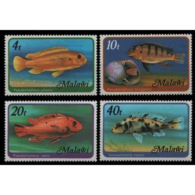 Malawi 1977 - Pești, fauna, serie neuzata