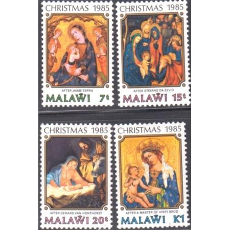 Malawi 1985 - Crăciun, arta, serie neuzata