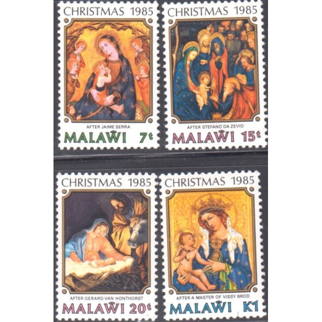 Malawi 1985 - Crăciun, arta, serie neuzata