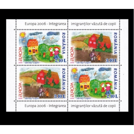 2006 - Europa, integrarea imigranților văzută de copii, bloc neuzat