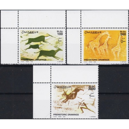 Somalia 2002 - Picturi rupestre, serie neuzata
