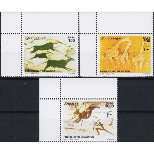 Somalia 2002 - Picturi rupestre, serie neuzata