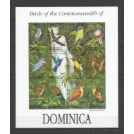 Dominica 1984 - Fauna, păsări, cascada, minicoala neuzata