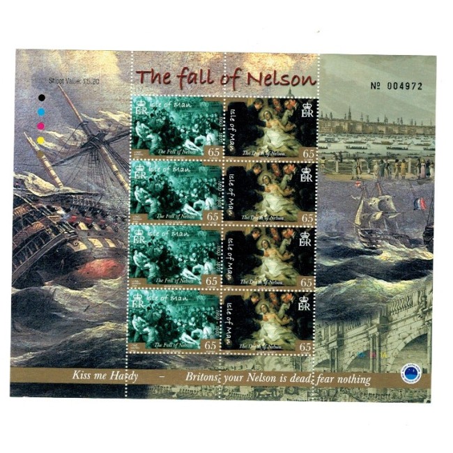 Isle of Man 2005 - Trafalgar, moartea lui Nelson, minicoala neuzata