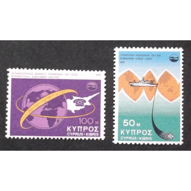 Cipru 1975 - Telecomunicații, serie neuzata