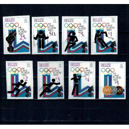Belize 1979 - Jocurile Olimpice cu iarna, sport, serie nedantelata neuzata
