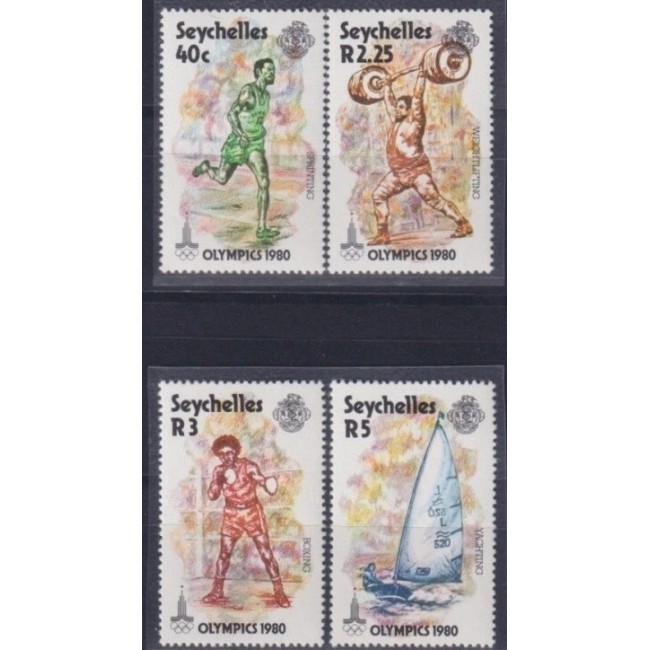 Seychelles 1980 - Jocurile Olimpice, sport, serie neuzata