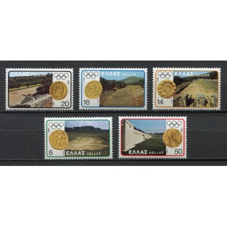 Grecia 1980 - Jocurile Olimpice, sport, serie neuzata