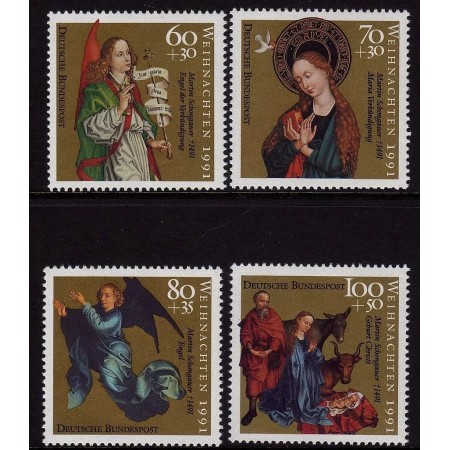 Germania 1991 - Crăciun, arta, religie, serie neuzata