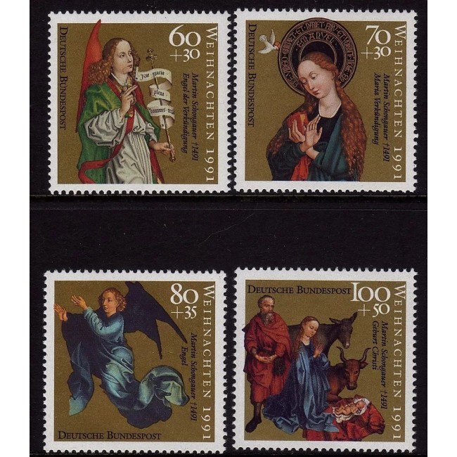 Germania 1991 - Crăciun, arta, religie, serie neuzata