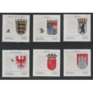 Germania 1992 - Steme de landuri, serie neuzata