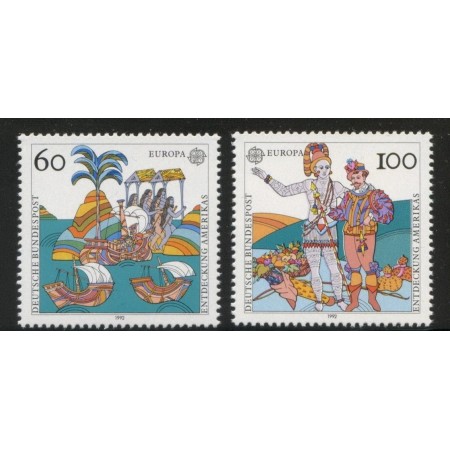 Germania 1992 - Europa, CEPT, descoperirea americii, serie neuzata