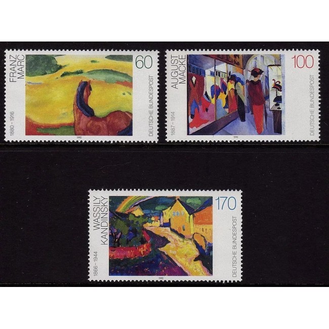 Germania 1992 - Picturi, arta, serie neuzata