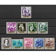 Spania 1960 - Picturi, arta, Esteban Murillo, serie neuzata