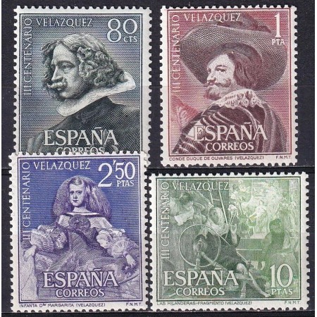 Spania 1961 - Picturi, arta, Velazquez, serie neuzata