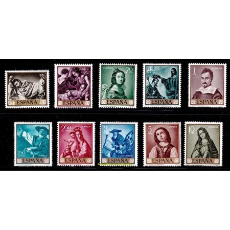 Spania 1962 - Picturi, arta, Zurbaran, serie neuzata