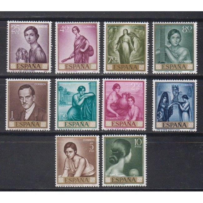 Spania 1965 - Picturi, arta, serie neuzata