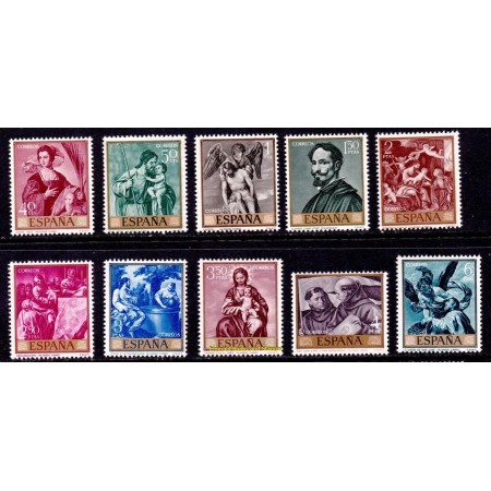 Spania 1969 - Picturi, arta, Alonso Cano, serie neuzata