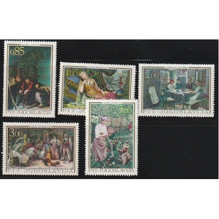 Iugoslavia 1967 - Picturi, arta, serie neuzata