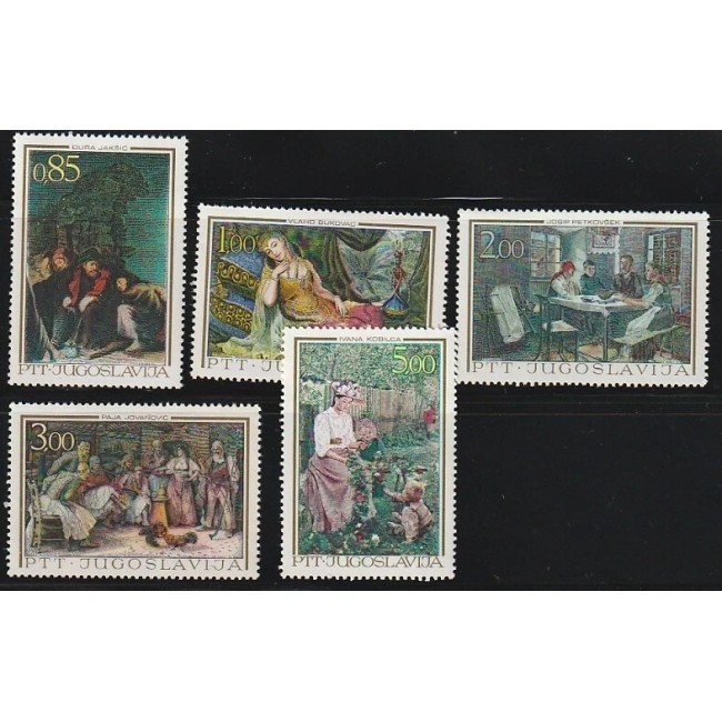 Iugoslavia 1967 - Picturi, arta, serie neuzata