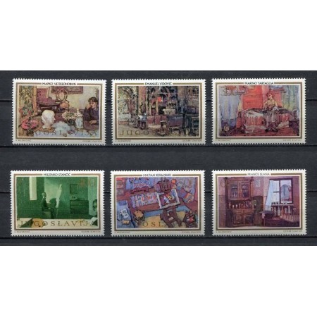 Iugoslavia 1973 - Picturi, arta, serie neuzata