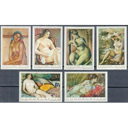 Iugoslavia 1969 - Picturi, nuduri, arta, serie neuzata
