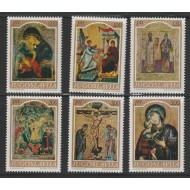 Iugoslavia 1968 - Icoane medievale, picturi, arta, serie neuzata