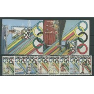 Grenada 1989 - Jocurile Olimpice, medaliați, serie si colite neuzate