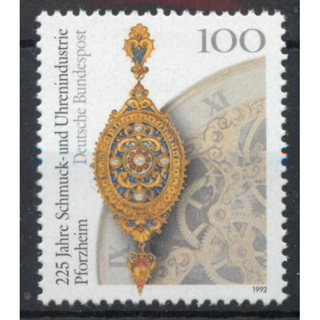 Germania 1992 - Bijutieri din Pforzheim, ceasornicari, neuzat