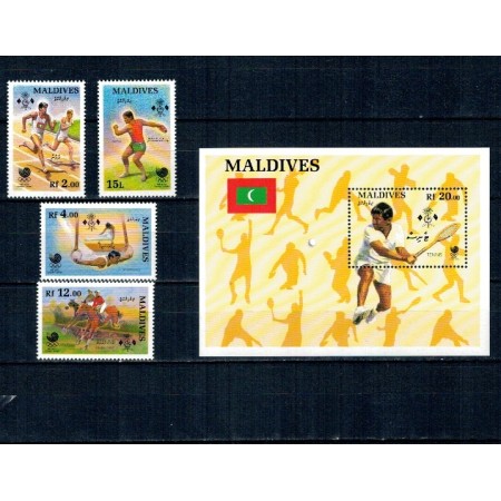 Maldives 1988 - Jocurile Olimpice, sport, serie neuzata