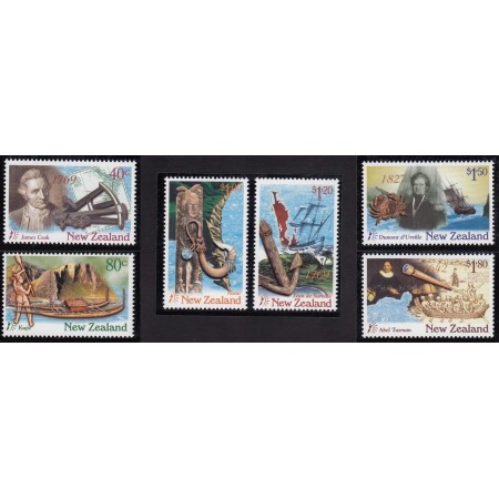 New Zealand 1997 - Descoperiri, istorie, personalități, serie neuzata in folder