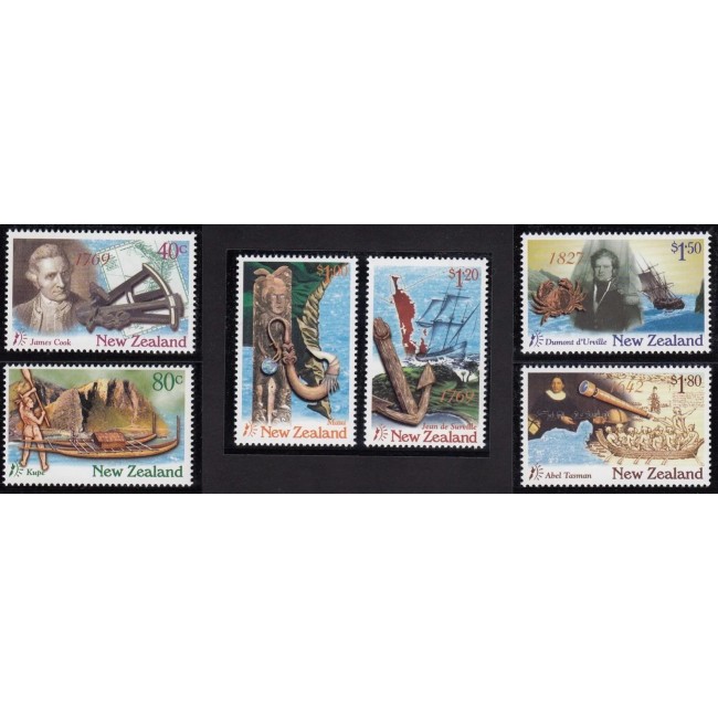 New Zealand 1997 - Descoperiri, istorie, personalități, serie neuzata in folder