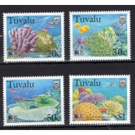 Tuvalu 1998 - Corali, fauna marina, serie neuzata