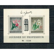 Afganistan 1961 - Flori, colita neuzata