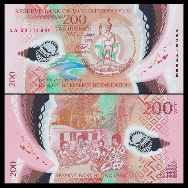 Vanuatu 2020 - 200 vatu UNC