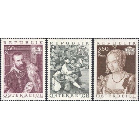 Austria 1971 - Arta, capodopere, serie neuzata